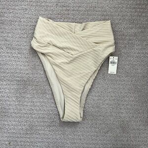 Aerie High Waisted High Cut Cheeky Bikini Bottom